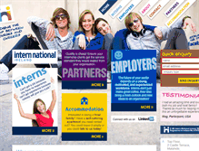 Tablet Screenshot of internships.ie